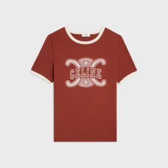70’ler Tarzı Pamuklu Jersey Tişört