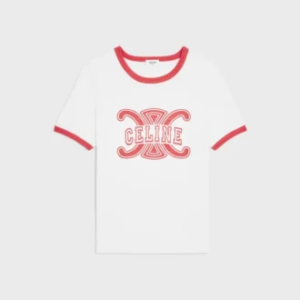 70’ler Tarzı Pamuklu Jersey Tişört