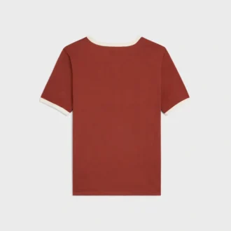 70’ler Tarzı Pamuklu Jersey Tişört