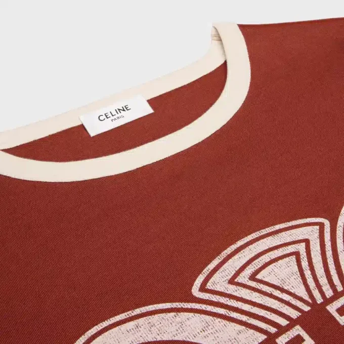 70’ler Tarzı Pamuklu Jersey Tişört 70’ler Tarzı Pamuklu Jersey Tişört