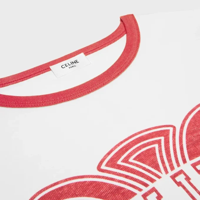 70’ler Tarzı Pamuklu Jersey Tişört 70’ler Tarzı Pamuklu Jersey Tişört