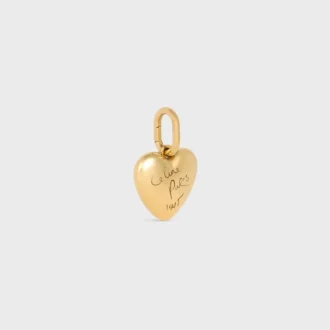 Alüminyumdan Üretilmiş CELINE 1945 Kalp Charms
