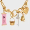 Altın Kaplamalı Emaye ve Pirinçten Üretilmiş Candy Bar Charms Altın Kaplamalı Emaye ve Pirinçten Üretilmiş Candy Bar Charms