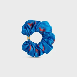Altın Kaplamalı İpek ve Pirinçten CELINE C Sulky Scrunchy