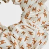 Altın Kaplamalı İpek ve Pirinçten CELINE Mini Triomphe Scrunchy Altın Kaplamalı İpek ve Pirinçten CELINE Mini Triomphe Scrunchy
