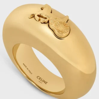 Altın Kaplamalı Pirinç CELINE Sulky Yüzük