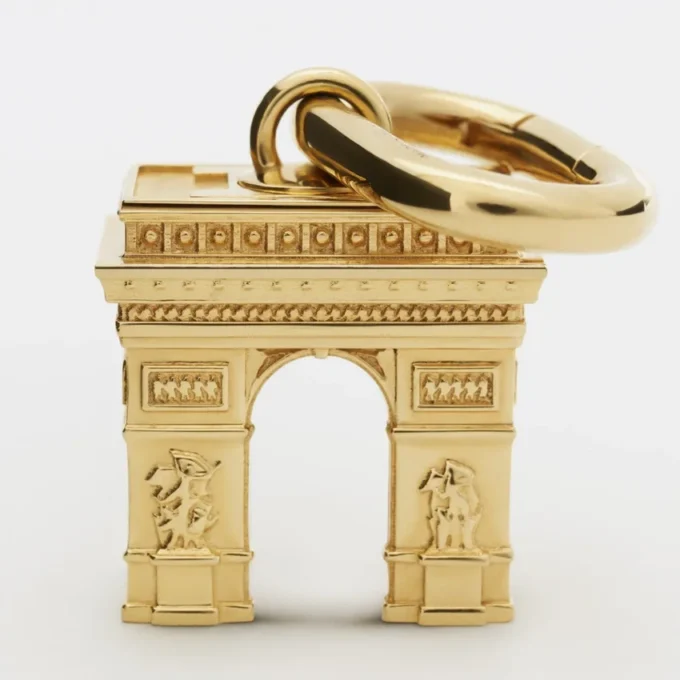 Altın Kaplamalı Pirinç Triomphe Charms Altın Kaplamalı Pirinç Triomphe Charms
