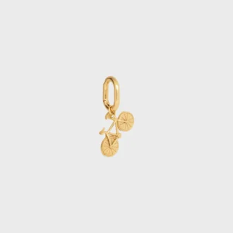 Altın Kaplamalı Pirinçten Bisiklet Charms