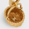 Altın Kaplamalı Pirinçten Charms Panier Altın Kaplamalı Pirinçten Charms Panier