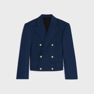 Çapraz Desenli Yün Colonne Blazer