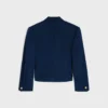 Çapraz Desenli Yün Colonne Blazer Çapraz Desenli Yün Colonne Blazer