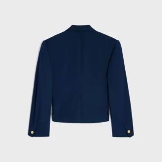 Çapraz Desenli Yün Colonne Blazer
