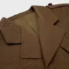 Çapraz Desenli Yün Peplum Ceket Çapraz Desenli Yün Peplum Ceket