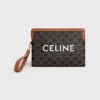 Askılı Küçük Çanta CELINE Baskılı Triomphe Canvas Cuir Triomphe Askılı Küçük Çanta CELINE Baskılı Triomphe Canvas Cuir Triomphe