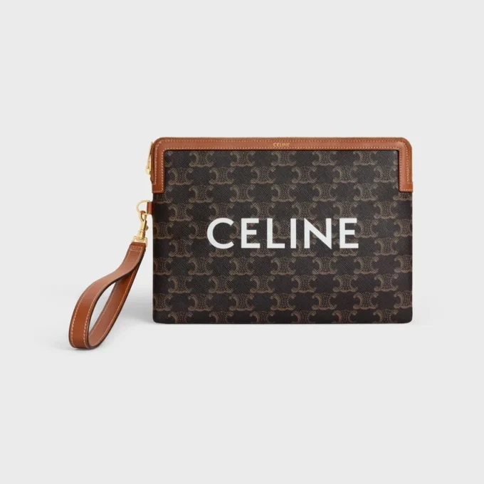 Askılı Küçük Çanta CELINE Baskılı Triomphe Canvas Cuir Triomphe Askılı Küçük Çanta CELINE Baskılı Triomphe Canvas Cuir Triomphe