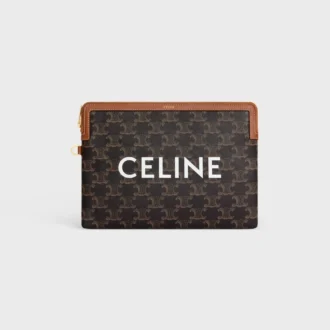 Askılı Küçük Çanta CELINE Baskılı Triomphe Canvas Cuir Triomphe