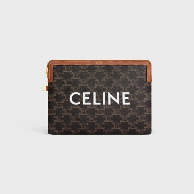 Askılı Küçük Çanta CELINE Baskılı Triomphe Canvas Cuir Triomphe Askılı Küçük Çanta CELINE Baskılı Triomphe Canvas Cuir Triomphe