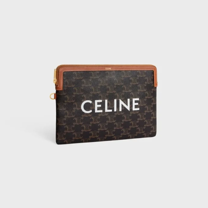 Askılı Küçük Çanta CELINE Baskılı Triomphe Canvas Cuir Triomphe Askılı Küçük Çanta CELINE Baskılı Triomphe Canvas Cuir Triomphe