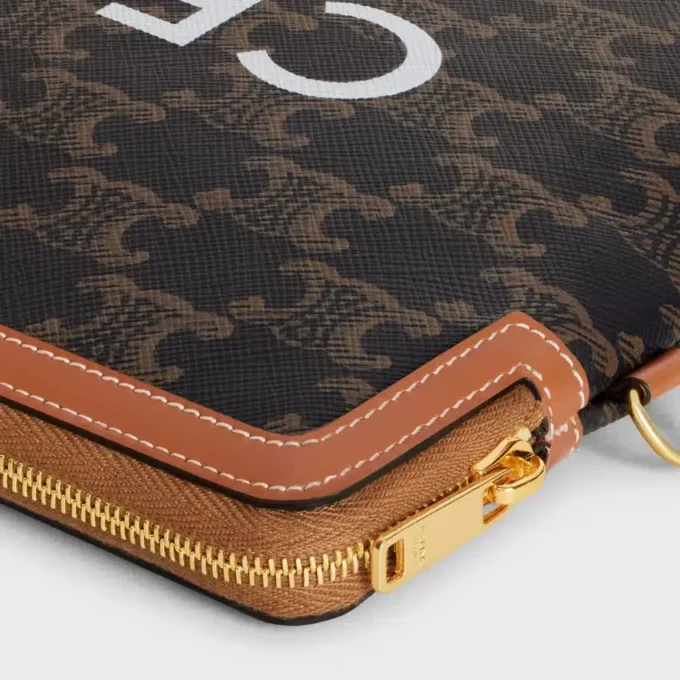 Askılı Küçük Çanta CELINE Baskılı Triomphe Canvas Cuir Triomphe Askılı Küçük Çanta CELINE Baskılı Triomphe Canvas Cuir Triomphe