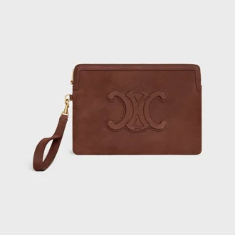 Askılı Küçük Çanta Cuir Triomphe, Damarlı Dana Derisi