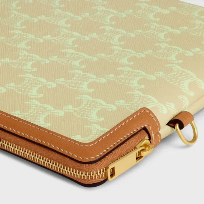 Askılı Küçük Çanta Cuir Triomphe, Toile Triomphe Et Veau Askılı Küçük Çanta Cuir Triomphe, Toile Triomphe Et Veau