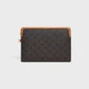 Askılı Küçük Çanta Cuir Triomphe, Triomphe Canvas ve Dana Derisi Askılı Küçük Çanta Cuir Triomphe, Triomphe Canvas ve Dana Derisi