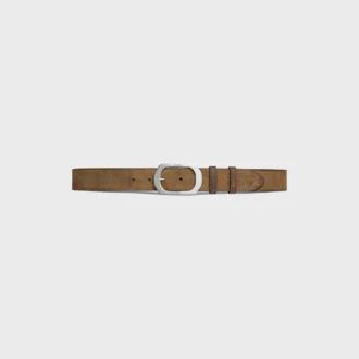 Bc-21 35 mm Balmumu Efektli Süet Dana Derisi Kemer