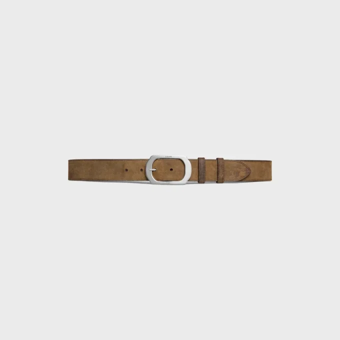 Bc-21 35 mm Balmumu Efektli Süet Dana Derisi Kemer