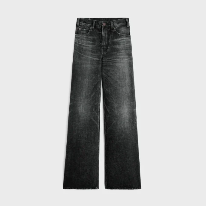 Black Ice Rinse Denim Flared Surf Jeans Black Ice Rinse Denim Flared Surf Jeans