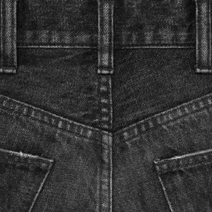 Black Ice Rinse Denim Flared Surf Jeans Black Ice Rinse Denim Flared Surf Jeans