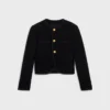 Boucla Tweed Chasseur Ceket Boucla Tweed Chasseur Ceket