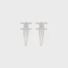 CELINE 2’li Set, Rodyum Kaplamalı Pirinç ve Çelikten Yapılmış Çıtçıtlı Saç Tokası CELINE 2’li Set, Rodyum Kaplamalı Pirinç ve Çelikten Yapılmış Çıtçıtlı Saç Tokası