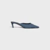CELINE Alma Triomphe Denim Mule CELINE Alma Triomphe Denim Mule