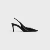 CELINE Alma Triomphe Parlak Dana Derisi Slingback CELINE Alma Triomphe Parlak Dana Derisi Slingback