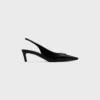 CELINE Alma Triomphe Parlak Dana Derisi Slingback CELINE Alma Triomphe Parlak Dana Derisi Slingback
