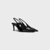 CELINE Alma Triomphe Parlak Dana Derisi Slingback CELINE Alma Triomphe Parlak Dana Derisi Slingback
