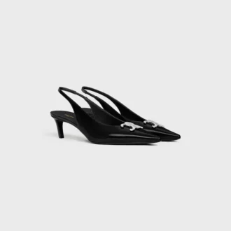CELINE Alma Triomphe Parlak Dana Derisi Slingback