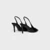 CELINE Alma Triomphe Parlak Dana Derisi Slingback CELINE Alma Triomphe Parlak Dana Derisi Slingback