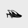 CELINE Alma Triomphe Parlak Dana Derisi Slingback CELINE Alma Triomphe Parlak Dana Derisi Slingback