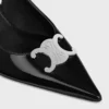 CELINE Alma Triomphe Parlak Dana Derisi Slingback CELINE Alma Triomphe Parlak Dana Derisi Slingback