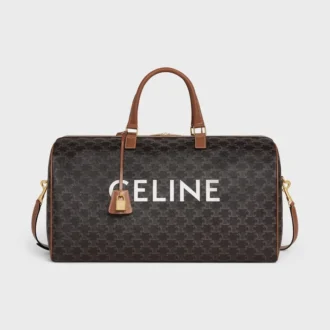 CELINE Baskılı Triomphe Canvas Büyük Seyahat Çantası