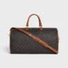 CELINE Baskılı Triomphe Canvas Büyük Seyahat Çantası CELINE Baskılı Triomphe Canvas Büyük Seyahat Çantası