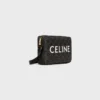 CELINE Baskılı Triomphe Canvas Orta Boy Messenger Çanta CELINE Baskılı Triomphe Canvas Orta Boy Messenger Çanta