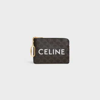 CELINE Baskılı Triomphe Canvas Para Çantası