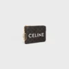 CELINE Baskılı Triomphe Canvas Para Çantası CELINE Baskılı Triomphe Canvas Para Çantası