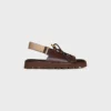 CELINE Billie Chunky Sandalet Dana Derisi ve Kumaş CELINE Billie Chunky Sandalet Dana Derisi ve Kumaş