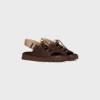 CELINE Billie Chunky Sandalet Dana Derisi ve Kumaş CELINE Billie Chunky Sandalet Dana Derisi ve Kumaş
