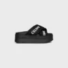 Celine Block Slide, file, naylon ve tekstil, Celine jakarlı Celine Block Slide, file, naylon ve tekstil, Celine jakarlı