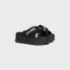 Celine Block Slide, file, naylon ve tekstil, Celine jakarlı Celine Block Slide, file, naylon ve tekstil, Celine jakarlı