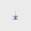 CELINE Charms Triomphe, Emaye ve Pirinç, Rodyum Kaplama CELINE Charms Triomphe, Emaye ve Pirinç, Rodyum Kaplama